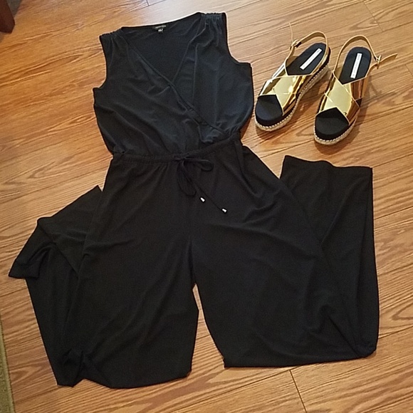 spense black jumpsuit